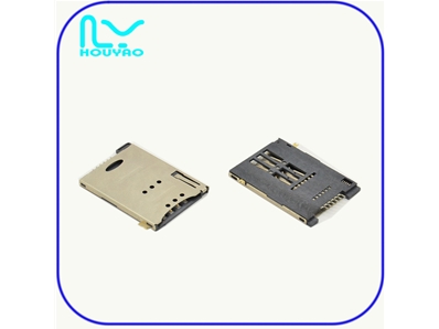 SIM-self-elastic card 8pin-H1.85