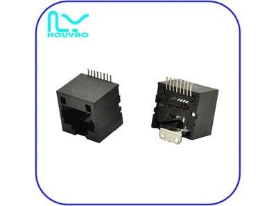 RJ45 all plastic SMT 6U 180 degrees