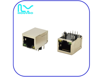 RJ45+transformer 10/100  BASE  LED 