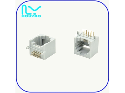 RJ45 55A full plastic 90 degree DIP