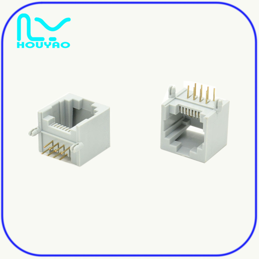 RJ45 55A full plastic 90 degree DIP