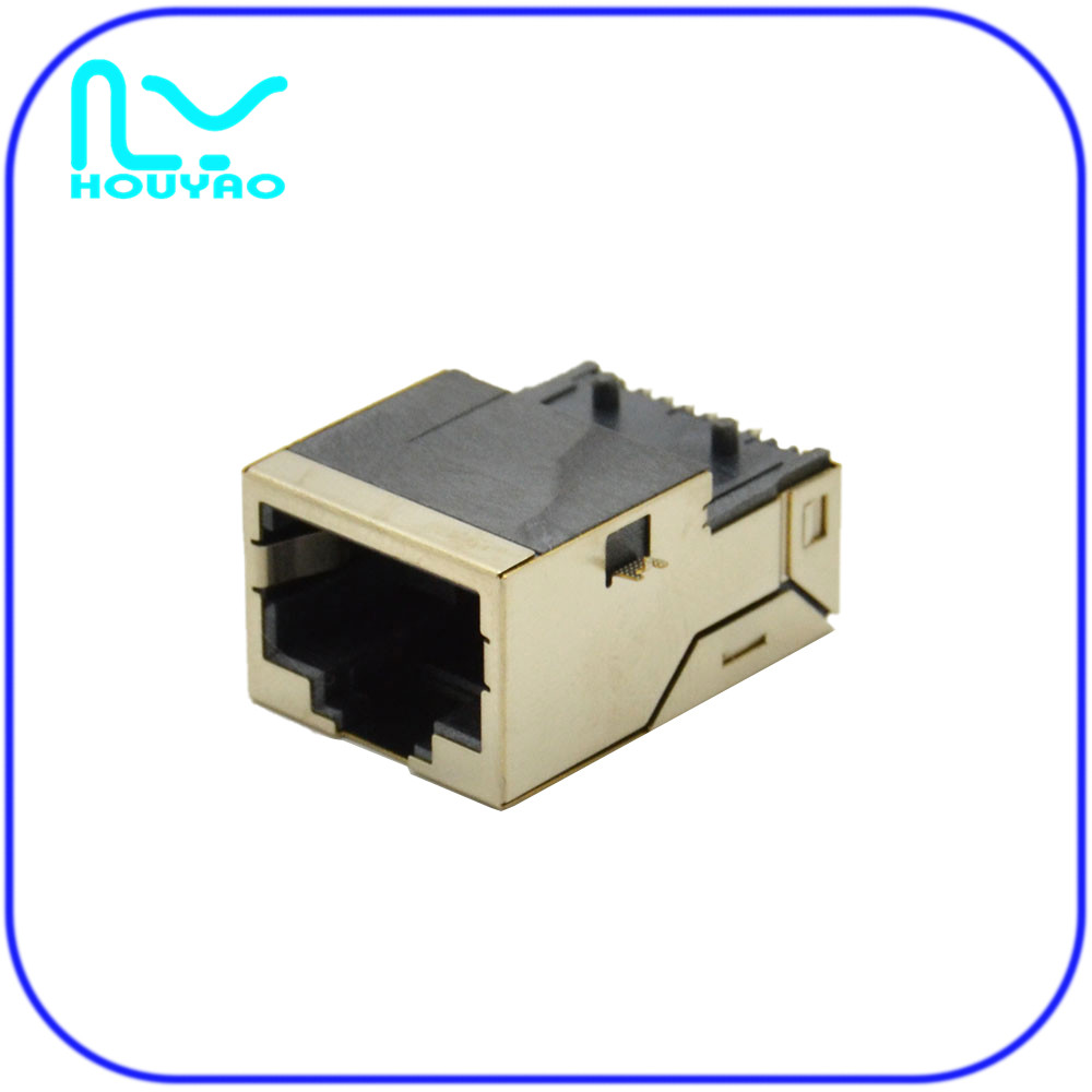 RJ45 sinking plate H=22.5 no light without bullet SMT